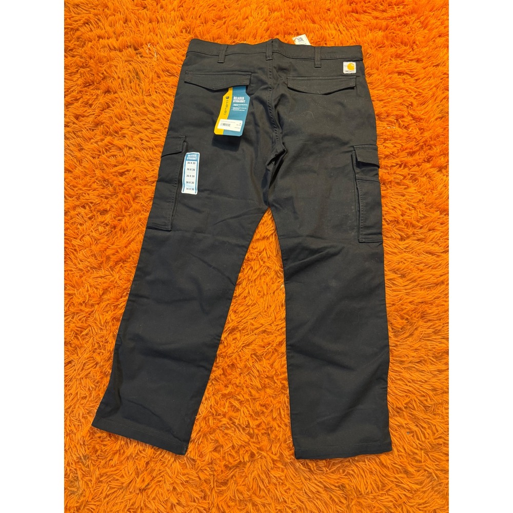 Carhartt Mens Relaxed Straight Rigby Cargo Pants Black 36x30 103574-BLK NWT